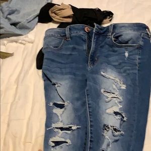 Cute custom American eagle jeans
